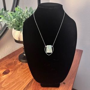 Sterling Silver & Agate Necklace